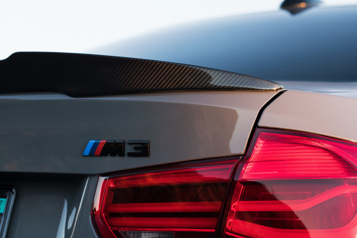 F80 M4 Style High Kick Spoiler - Mode Carbon