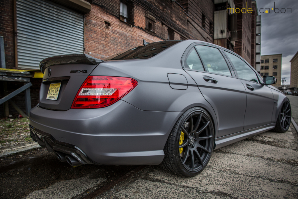 Grayscale W204 C63 Sedan