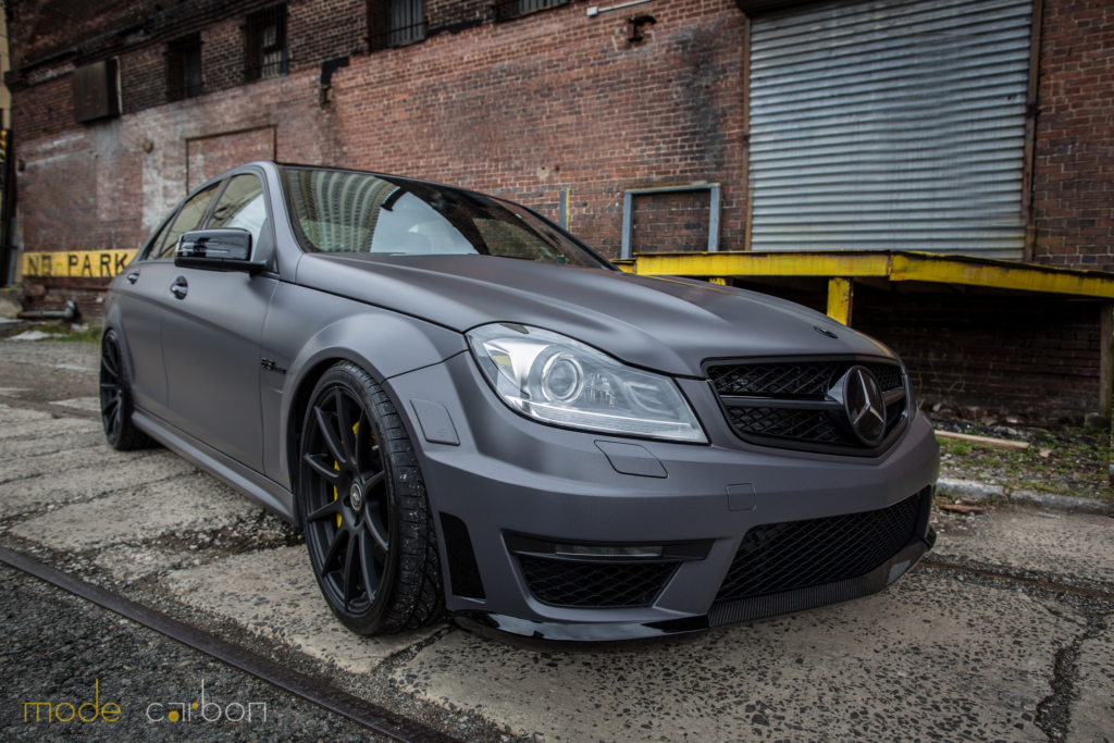 Grayscale W204 C63 Sedan