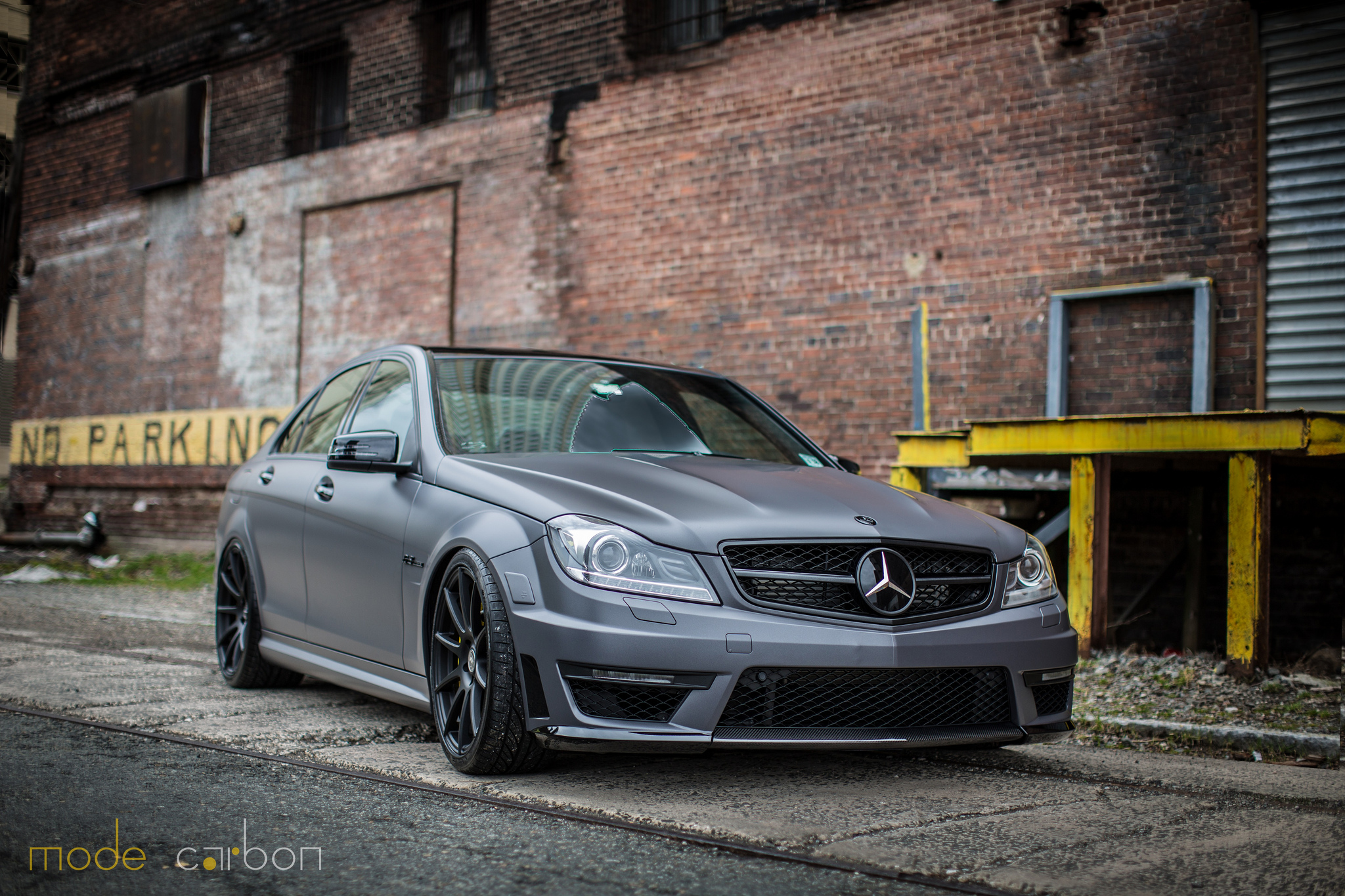 Grayscale W204 C63 Sedan