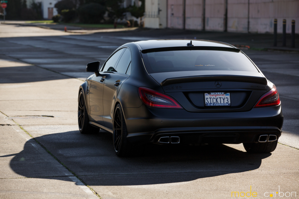 Satin Black W218 CLS63