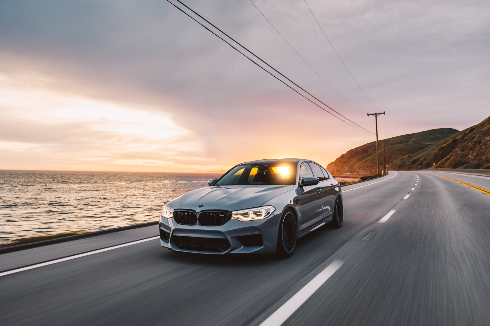 BMW m5 f10 Nardo Grey